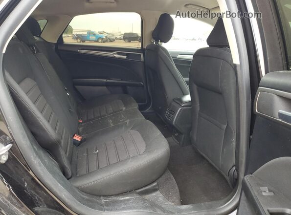 3FA6P0HD4LR254947 2020 FORD FUSION Black Rear seats view