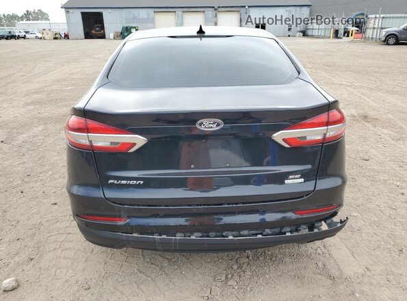 3FA6P0HD4LR254947 2020 FORD FUSION Black Rear view