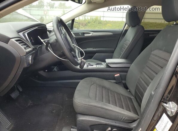 3FA6P0HD4LR254947 2020 FORD FUSION Black Front interior view
