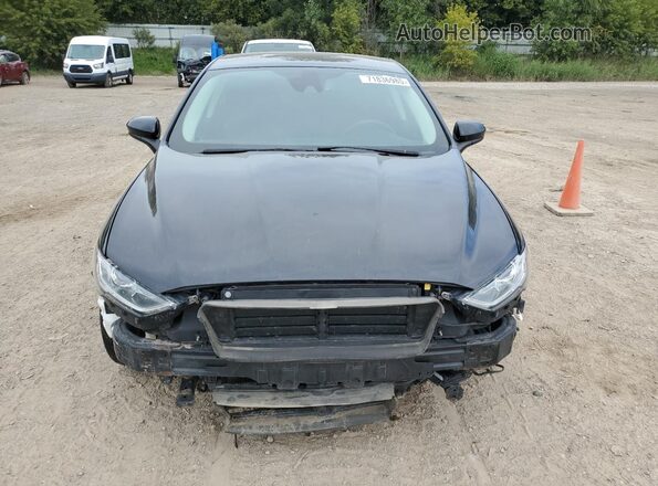 3FA6P0HD4LR254947 2020 FORD FUSION Black Front view