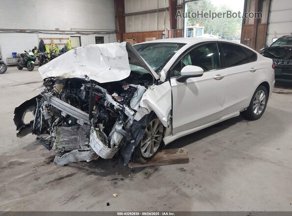 3FA6P0HD4LR264894 2020 FORD FUSION White Առջևի ձախ երեք քառորդ տեսարան