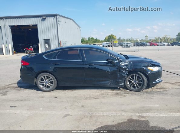 3FA6P0HD5HR371976 2017 FORD FUSION Black Widok wnętrza z tyłu
