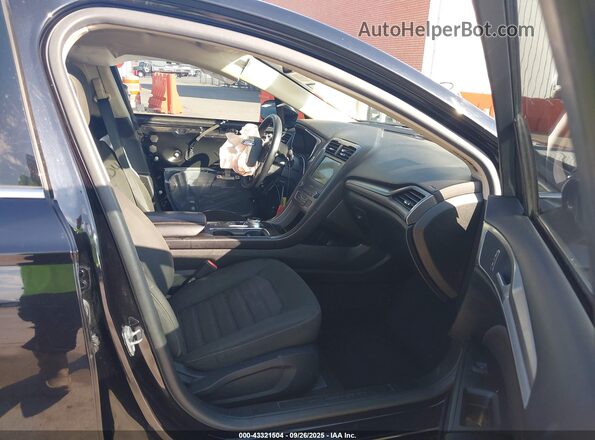 3FA6P0HD5LR258456 2020 FORD FUSION Black Вид салону спереду