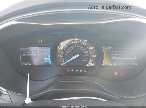 3FA6P0HD5LR258456 2020 FORD FUSION Black Вид задніх сидінь