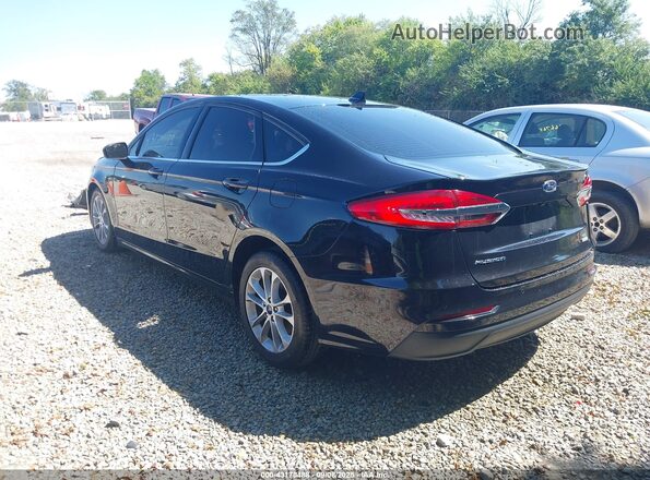 3FA6P0HD6LR186666 2020 FORD FUSION Black Trasero izquierdo
