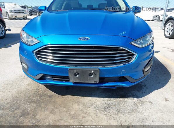3FA6P0HD6LR235025 2020 FORD FUSION Blue წინა ხედი