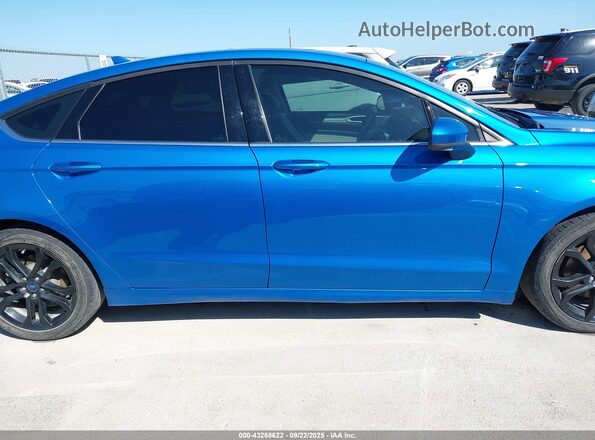 3FA6P0HD6LR235025 2020 FORD FUSION Blue უკანა სალონის ხედი