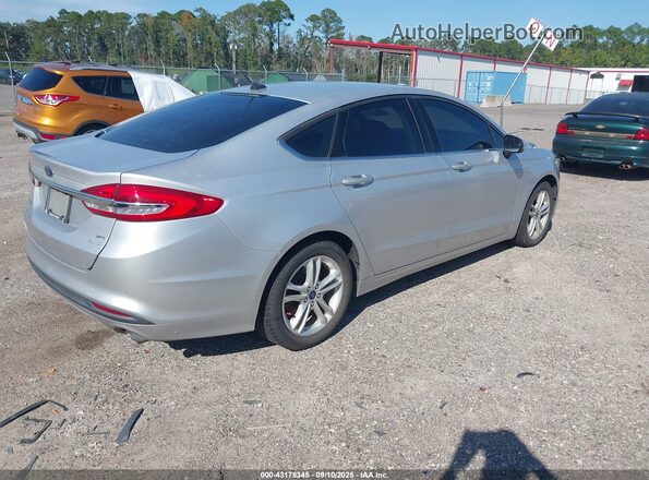 3FA6P0HD7JR135559 2018 FORD FUSION Silver 