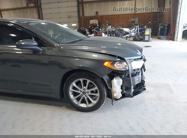 3FA6P0HD7LR101138 2020 FORD FUSION Gray 