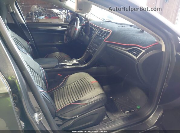 3FA6P0HD7LR101138 2020 FORD FUSION Gray Вид салону спереду