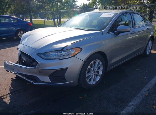 3FA6P0HD7LR142627 2020 FORD FUSION Серебряный Передняя левая четверть