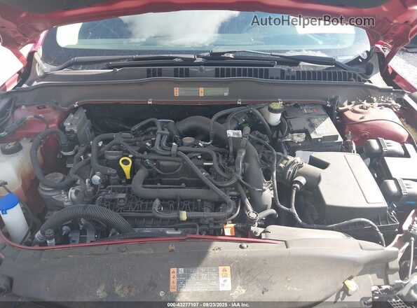 3FA6P0HD9JR255346 2018 FORD FUSION Red 