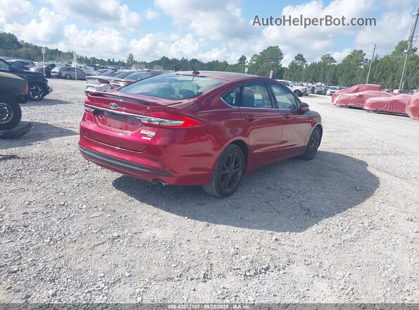 3FA6P0HD9JR255346 2018 FORD FUSION Red 