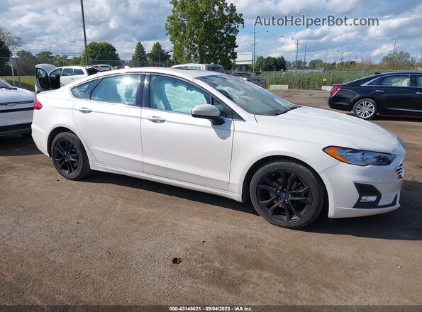 3FA6P0HD9LR124985 2020 FORD FUSION White Rear interior view