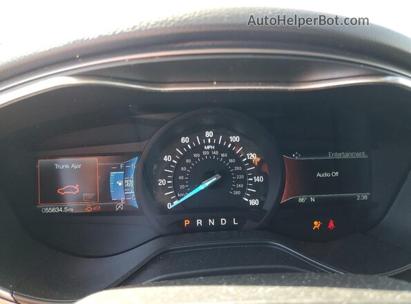 3FA6P0HD9LR256290 2020 FORD FUSION Black ხელსაწყოთა პანელის ხედი