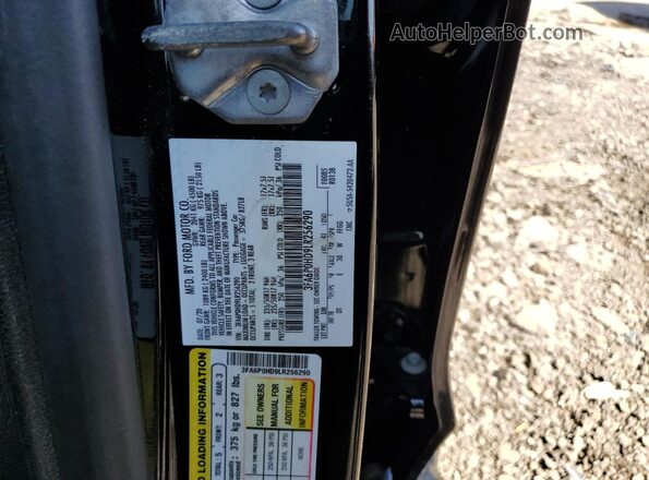 3FA6P0HD9LR256290 2020 FORD FUSION Black ძრავის განყოფილების ხედი