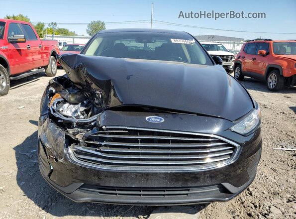 3FA6P0HD9LR256290 2020 FORD FUSION Black წინა ხედი