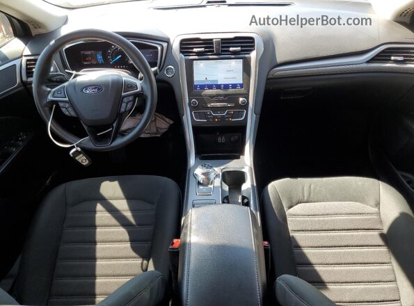 3FA6P0HD9LR256290 2020 FORD FUSION Black წინა პანელის ხედი