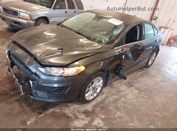 3FA6P0HDXLR166419 2020 FORD FUSION Gray Vista tres cuartos delantera izquierda