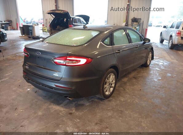 3FA6P0HDXLR166419 2020 FORD FUSION Gray Trasero derecho