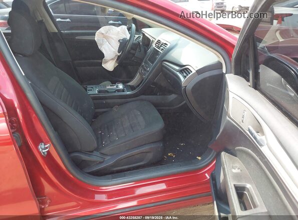 3FA6P0HDXLR197377 2020 FORD FUSION Red წინა სალონის ხედი