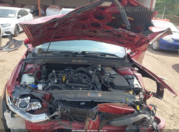 3FA6P0HDXLR197377 2020 FORD FUSION Red უკანა ხედი