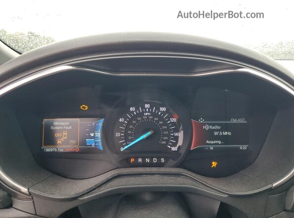 3FA6P0K91LR204673 2020 FORD FUSION Silver Widok zestawu wskaźników