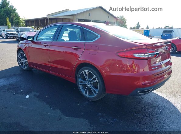 3FA6P0K94LR168669 2020 FORD FUSION Red უკანა მარცხენა