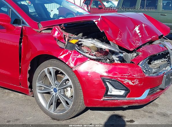 3FA6P0K94LR168669 2020 FORD FUSION Red წინა ხედი
