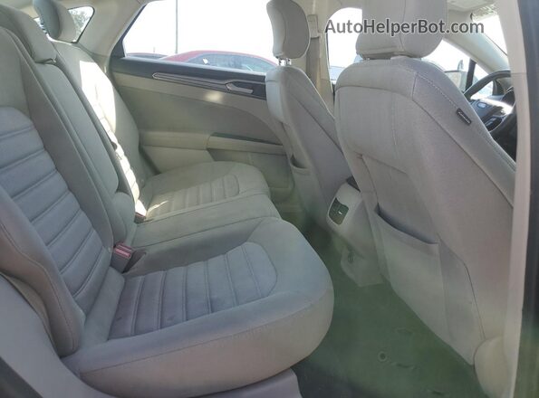 3FA6P0LU3KR210475 2019 FORD FUSION Black Rear seats view