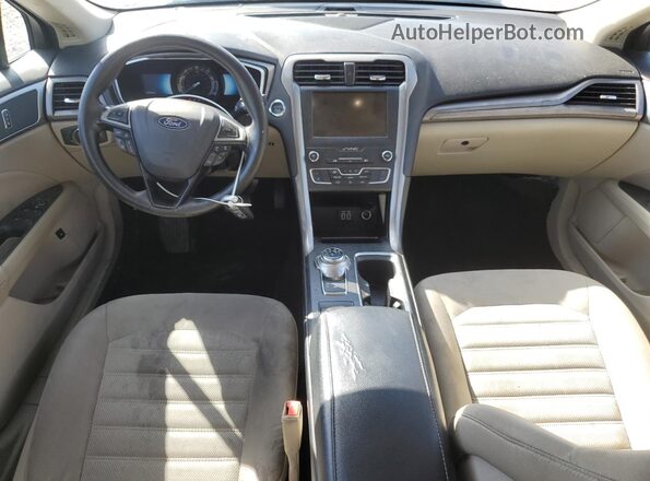 3FA6P0LU3KR210475 2019 FORD FUSION Black Dashboard view