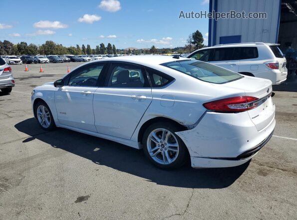 3FA6P0LU7JR261265 2018 FORD FUSION White 