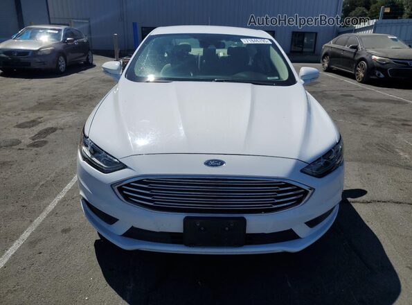 3FA6P0LU7JR261265 2018 FORD FUSION White 