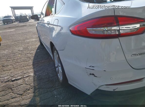 3FA6P0LU7KR220751 2019 FORD FUSION HYBRID White 
