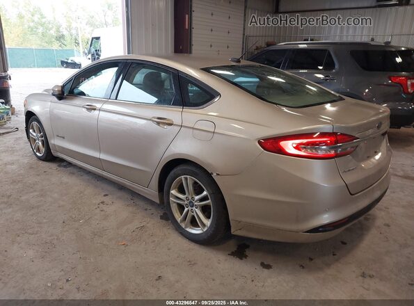 3FA6P0LU8JR250307 2018 FORD FUSION HYBRID Tan 