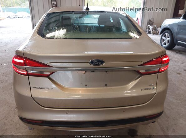 3FA6P0LU8JR250307 2018 FORD FUSION HYBRID Tan 
