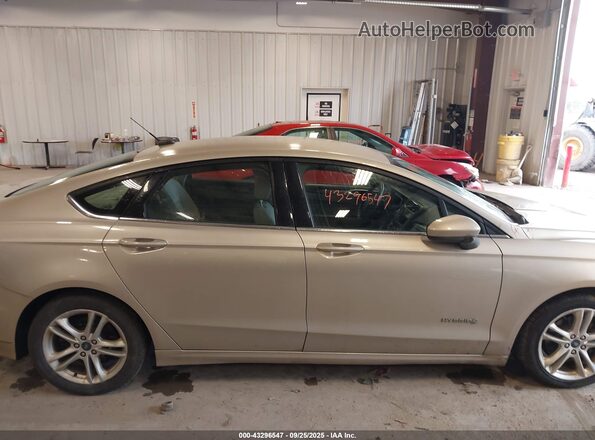 3FA6P0LU8JR250307 2018 FORD FUSION HYBRID Tan 