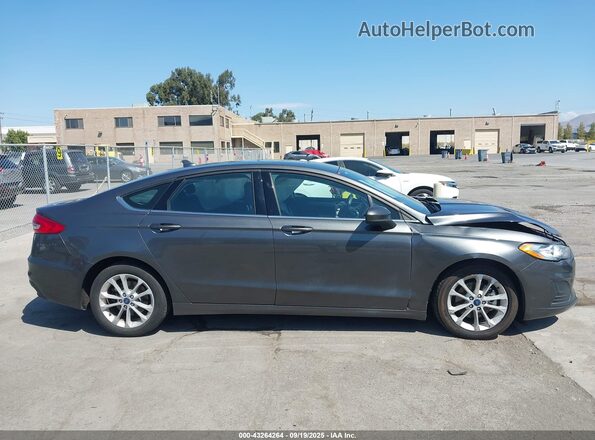 3FA6P0LU8LR171772 2020 FORD FUSION Gray უკანა სალონის ხედი