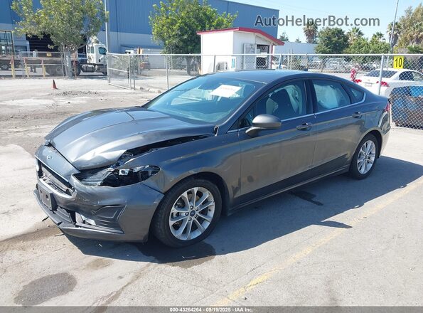 3FA6P0LU8LR171772 2020 FORD FUSION Gray წინა მარცხენა ხედი სამი მეოთხედიდან