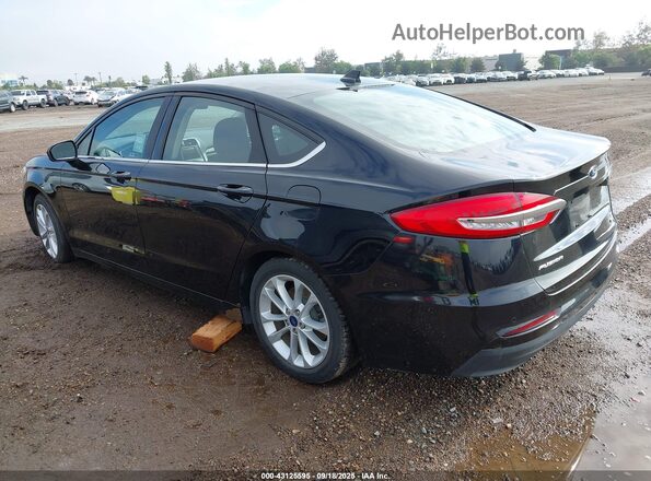 3FA6P0LU8LR258538 2020 FORD FUSION Black Задня ліва чверть
