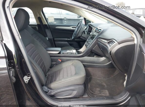 3FA6P0LU8LR258538 2020 FORD FUSION Black Вид салону спереду