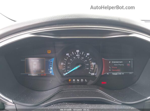 3FA6P0LU8LR258538 2020 FORD FUSION Black Вид задніх сидінь