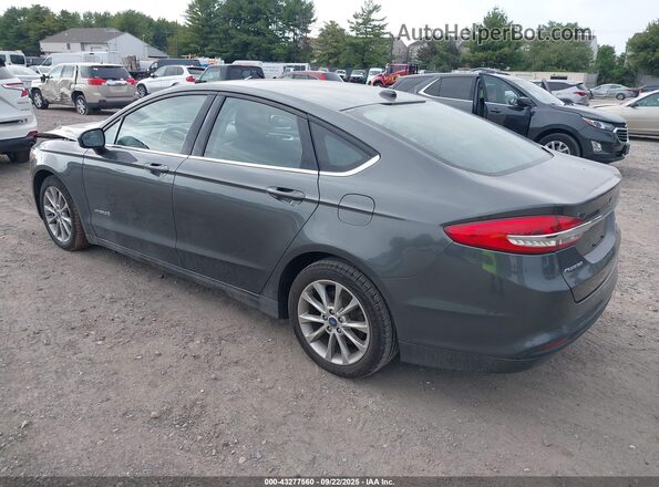 3FA6P0LUXHR234202 2017 FORD FUSION HYBRID Gray Tył lewy