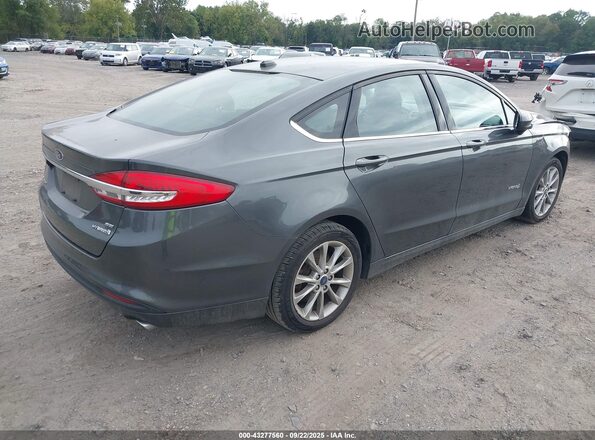 3FA6P0LUXHR234202 2017 FORD FUSION HYBRID Gray Tył prawy