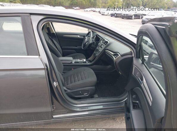 3FA6P0LUXHR234202 2017 FORD FUSION HYBRID Gray Widok wnętrza z przodu