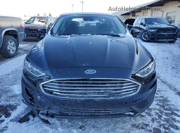 3FA6P0LUXLR240090 2020 FORD FUSION Black Widok z przodu