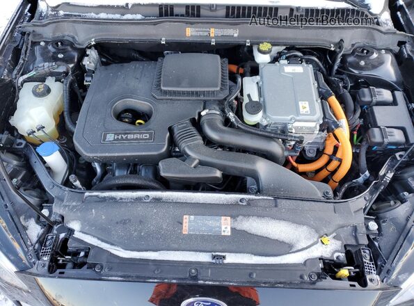 3FA6P0LUXLR240090 2020 FORD FUSION Black Widok wnętrza z tyłu