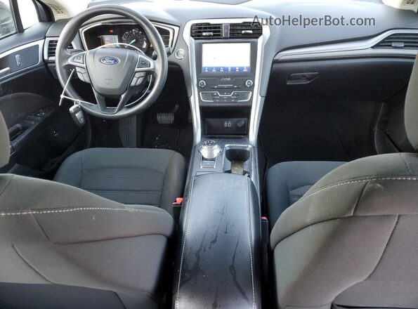 3FA6P0LUXLR240090 2020 FORD FUSION Black Widok deski rozdzielczej