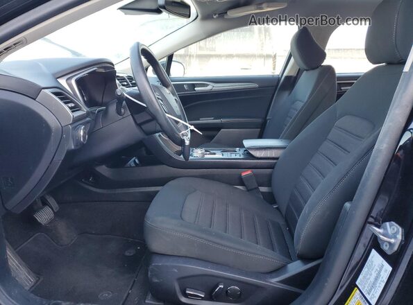 3FA6P0LUXLR240090 2020 FORD FUSION Black Widok wnętrza z przodu