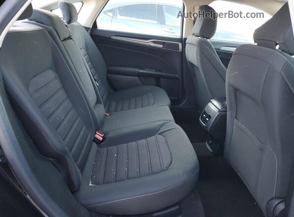 3FA6P0LUXLR240090 2020 FORD FUSION Black Widok tylnych siedzeń